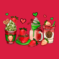 Strawberry Coffee Cups Premium Hoodie | Teevron