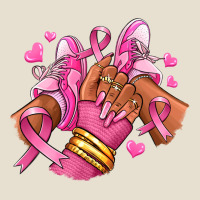 Breast Cancer Afro Girl Sneakers Urban Hoodie | Teevron