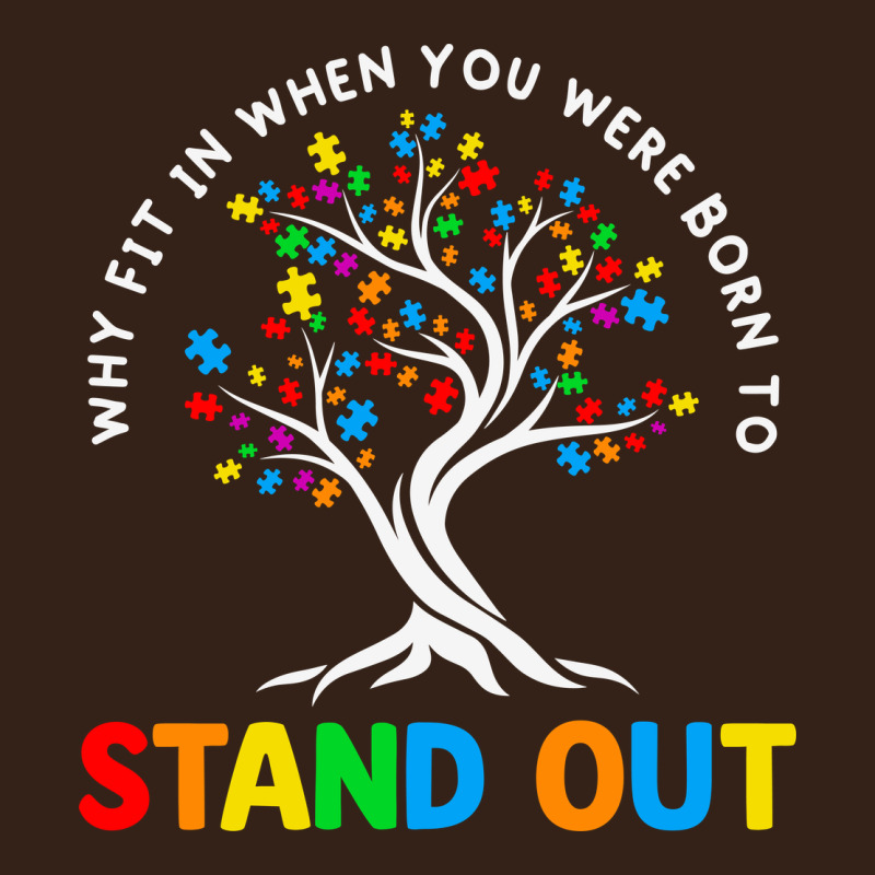 Why Fit In Autism Awareness Heavy Core Tee by CowhideDigitalArt | Teevron