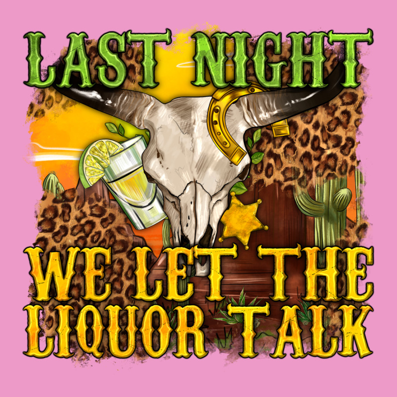 Last Night We Let The Liquor Talk Western Urban Hoodie by texasbilliewilder | Teevron