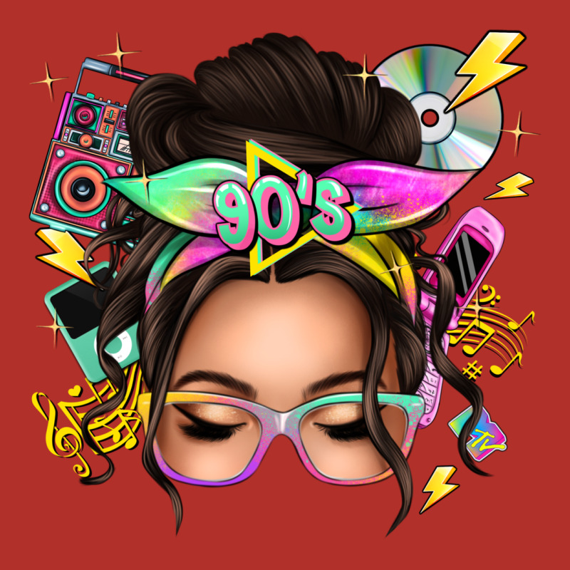 90s Messy Bun Premium Hoodie by texasbilliewilder | Teevron