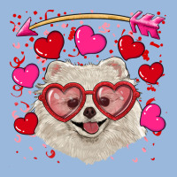 Valentine's Day White Pomeranian Premium Hoodie | Teevron