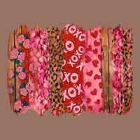 Valentine's Day Brushstrokes With Roses Premium Hoodie | Teevron