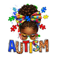 Autism Awareness afro messy bu | Teevron