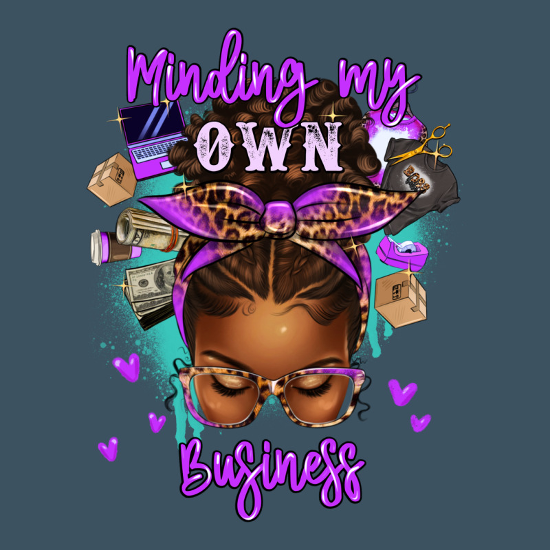 Minding My Own Business Afro Messy Bun Urban Hoodie by texasbilliewilder | Teevron