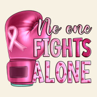 Breast Cancer No One Fights Alone Boxing Vintage Tee | Teevron