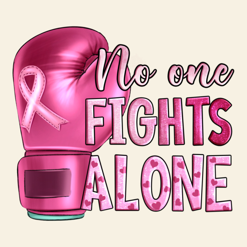 Breast Cancer No One Fights Alone Boxing Vintage Tee by Artiststas | Teevron