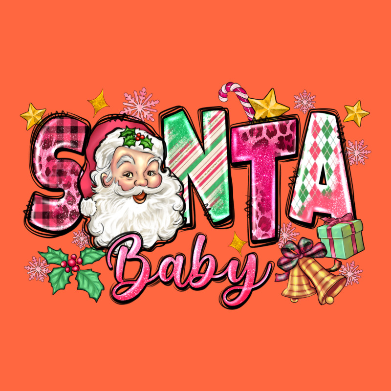 Pink Santa Baby Christmas Premium Hoodie by Zillion Design Studio | Teevron