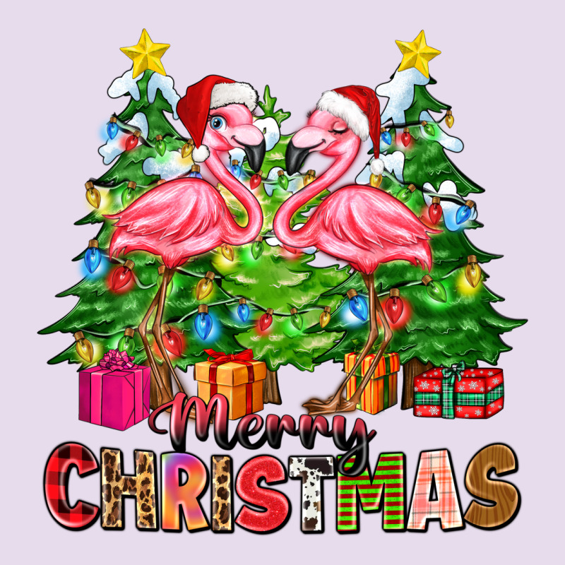 Merry Christmas Flamingo Premium Hoodie by Zillion Design Studio | Teevron
