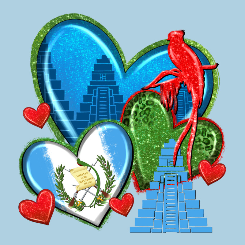 Guatemala Hearts Premium Hoodie by texasbilliewilder | Teevron