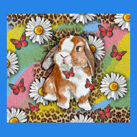 Watercolor Easter Bunny With Daisy Premium Hoodie | Teevron