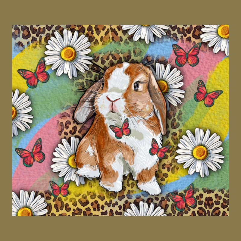 Watercolor Easter Bunny With Daisy Premium Hoodie by RanaPortraitStore | Teevron