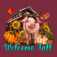 Welcome Fall Pig Premium Hoodie | Teevron