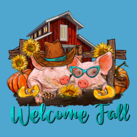 Welcome Fall Pigs Premium Hoodie | Teevron