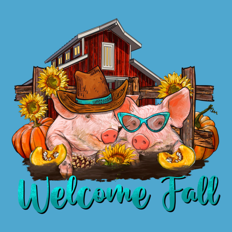 Welcome Fall Pigs Premium Hoodie by RanaPortraitStore | Teevron
