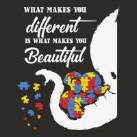 Autism Different Makes You Beautiful Heavy Core Tee | Teevron