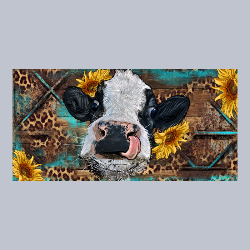 Baby Cow With Sunflower And Leopard Premium Hoodie by RanaPortraitStore | Teevron