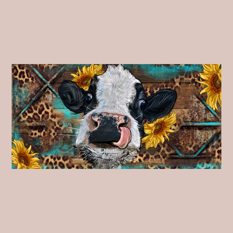 Baby Cow With Sunflower And Leopard Premium Hoodie by RanaPortraitStore | Teevron