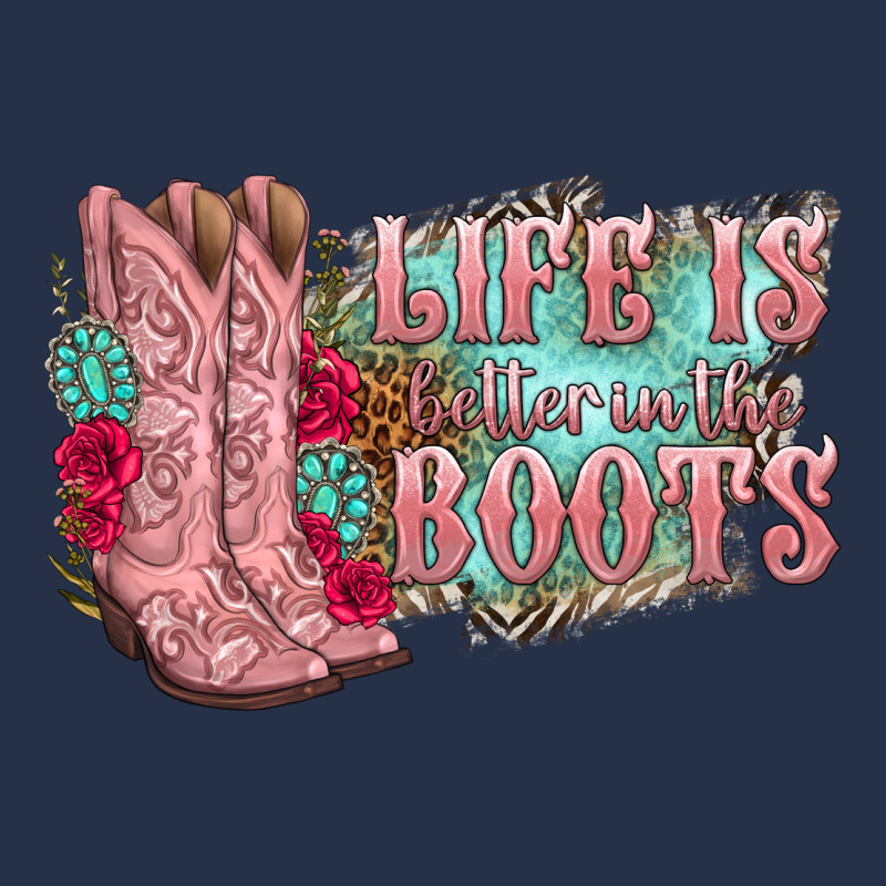Life Is Better In The Boots Premium Hoodie by texasbilliewilder | Teevron