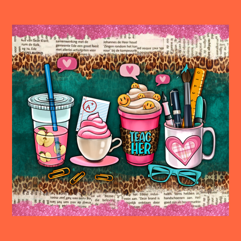 Teacher Coffee Cups Premium Hoodie by AdoDesignShop | Teevron