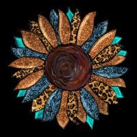 Fall Tooled Leather Sunflower Urban Hoodie | Teevron