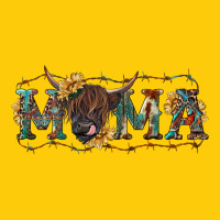 Mama With Highland Cow Premium Hoodie | Teevron