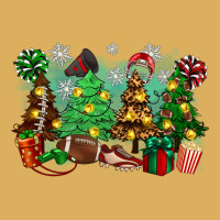 Christmas Trees With Football Premium Hoodie | Teevron
