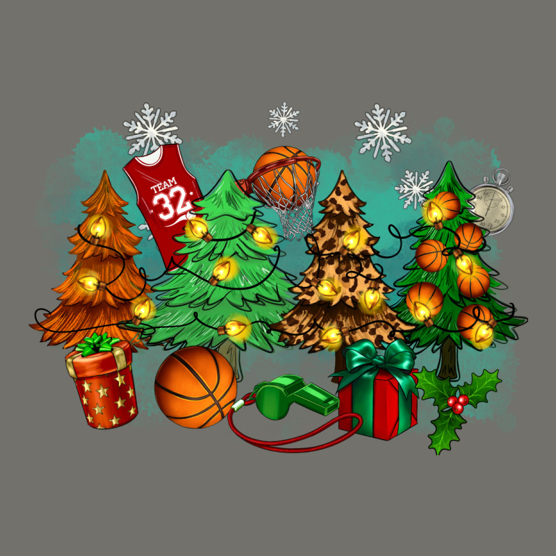 Christmas Trees With Basketball Premium Hoodie by Zillion Design Studio | Teevron