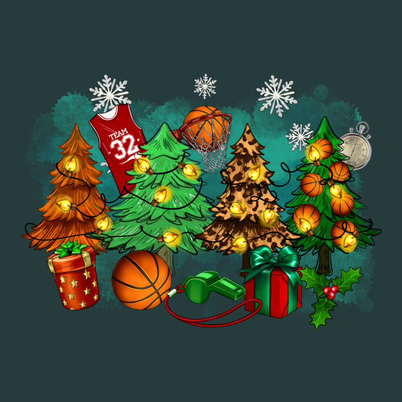 Christmas Trees With Basketball Premium Hoodie by Zillion Design Studio | Teevron