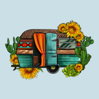 Caravan Sunflowers And Cactus Ladies Tee | Teevron