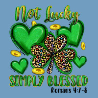 Not Lucky Simply Blessed Urban Heavy Tee | Teevron