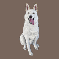 Hand Drawing White Shepherd Premium Hoodie | Teevron