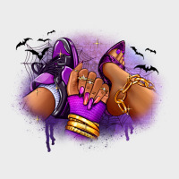 Halloween Sneaker And Heel Afro Woman Urban Hoodie | Teevron