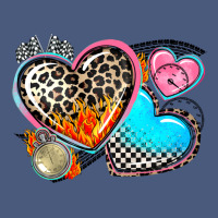 Western Leopard  Racing  Hearts Vintage Hoodie | Teevron