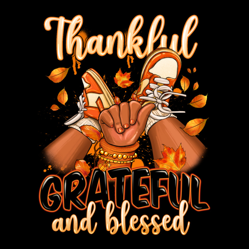 Thankful Grateful And Blessed Black Baby Girl Urban Hoodie by RanaPortraitStore | Teevron