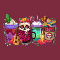 Dia De Los Muertos Coffee Cups Premium Hoodie | Teevron