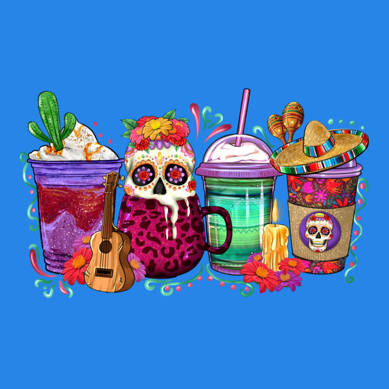Dia De Los Muertos Coffee Cups Premium Hoodie by texasbilliewilder | Teevron