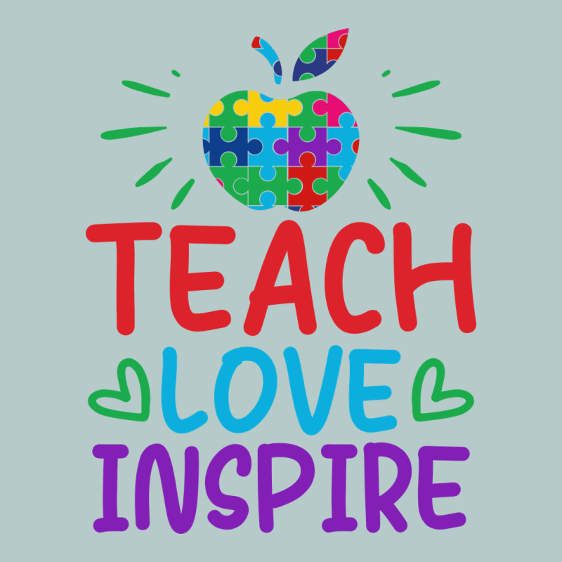 Teach Love Inspire Heavy Core Tee by CowhideDigitalArt | Teevron
