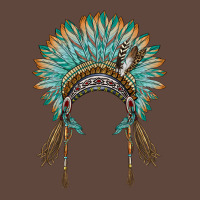 Native American Headdress Turquise Classic Tee | Teevron