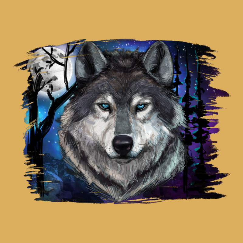 Wolf And Full Moon Premium Hoodie by RanaPortraitStore | Teevron