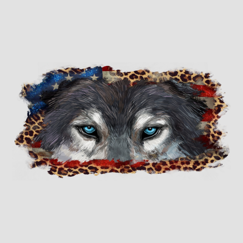 Wolf Eyes American Flag Premium Hoodie by RanaPortraitStore | Teevron