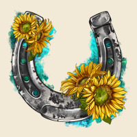 Horseshoe Cowhide And Sunflowers Premium Hoodie | Teevron