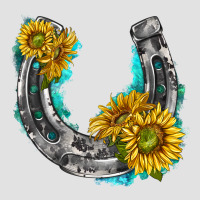 Horseshoe Cowhide And Sunflowers Premium Hoodie | Teevron
