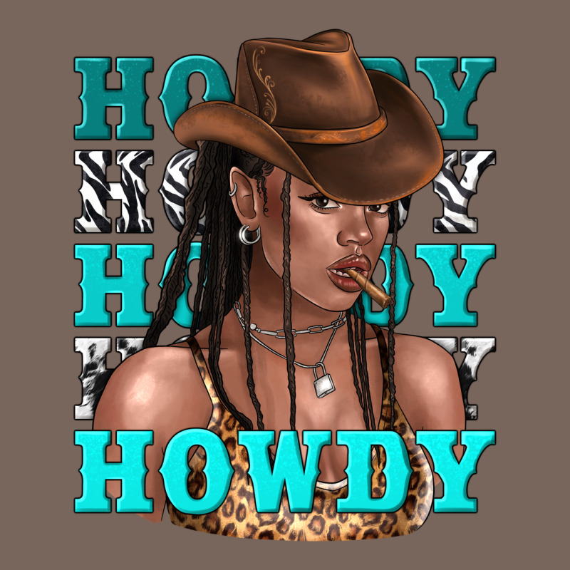 Howdy Howdy Black Girl Premium Hoodie by texasbilliewilder | Teevron