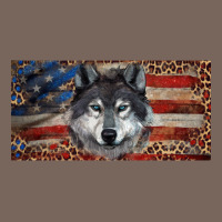 Wolf With American Flag And Leopard Premium Hoodie | Teevron