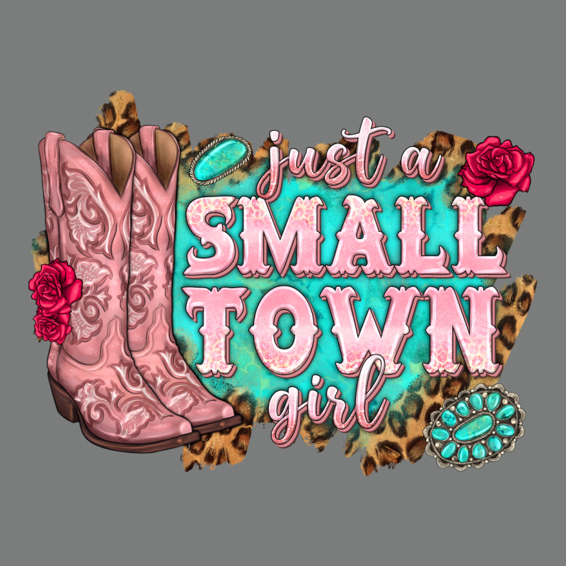 Just A Small Town Girl Cowgirl Boots Premium Hoodie by texasbilliewilder | Teevron