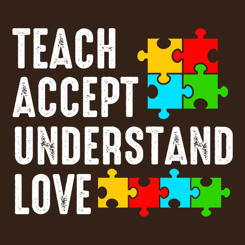 Teach Accept Understand Love Heavy Core Tee by CowhideDigitalArt | Teevron