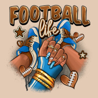 Football Life Afro Girl Sneakers Urban Hoodie | Teevron