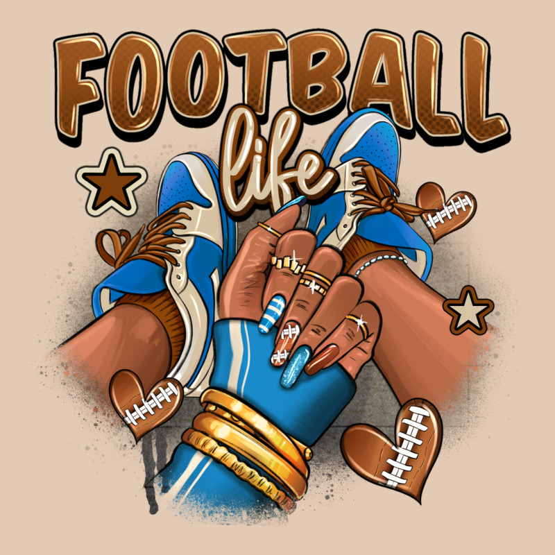 Football Life Afro Girl Sneakers Urban Hoodie by RanaPortraitStore | Teevron