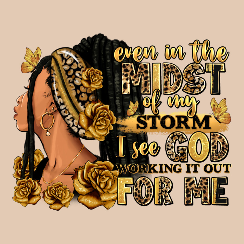 Even In The Midst Of My Storm Afro Woman Urban Hoodie by RanaPortraitStore | Teevron